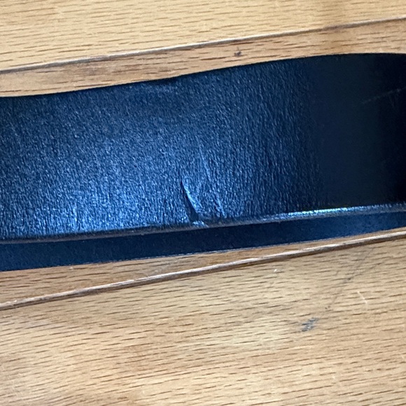 J. Crew Black Leather Belt - Picture 2 of 8